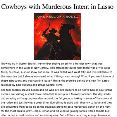 Cowboys with Murderous Intent in Lasso